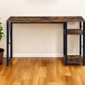 47" Brown and Black Writing Desk