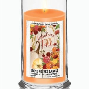 Courtside Market Fabulously Fall Status Candle Glass