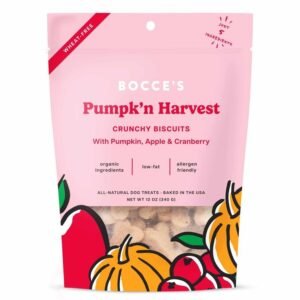 Bocce's Bakery Pumpk'n Harvest Small Batch Biscuit Dog Treats 12oz