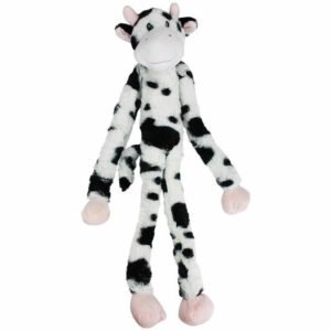 Multipet Swingin' Slevins(R) Cow Plush Pet Dog Toy 27"