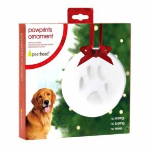 Pearhead Pawprints Ornament