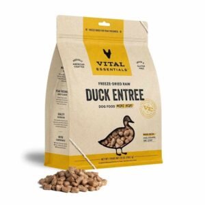 Vital Essentials(R) Freeze-Dried Raw Duck Entree Dog Food Mini Nibs,