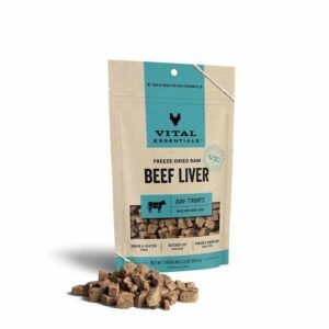 Vital Essentials(R) Freeze-Dried Beef Liver Dog Treats, 2.1 oz