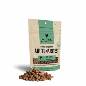 Vital Essentials(R) Freeze-Dried Ahi Tuna Bites Cat Treats, 1.1 oz