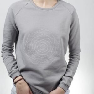 Gray Flower Sweatshirt