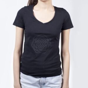 Black Small Flower Tee