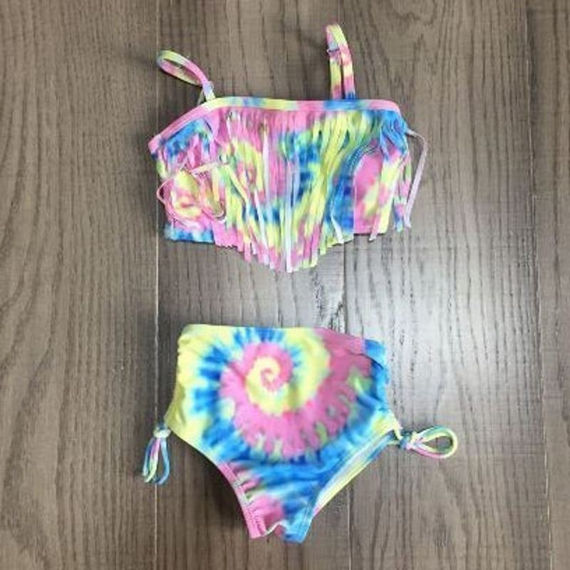 AL Limited Girls 2 piece Tie Dye Tankini Swimsuit