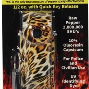 Wildfire 1.4% Mc 1/2 Oz Pepper Spray Fashion Leatherette Holster And Quick Release Keychain