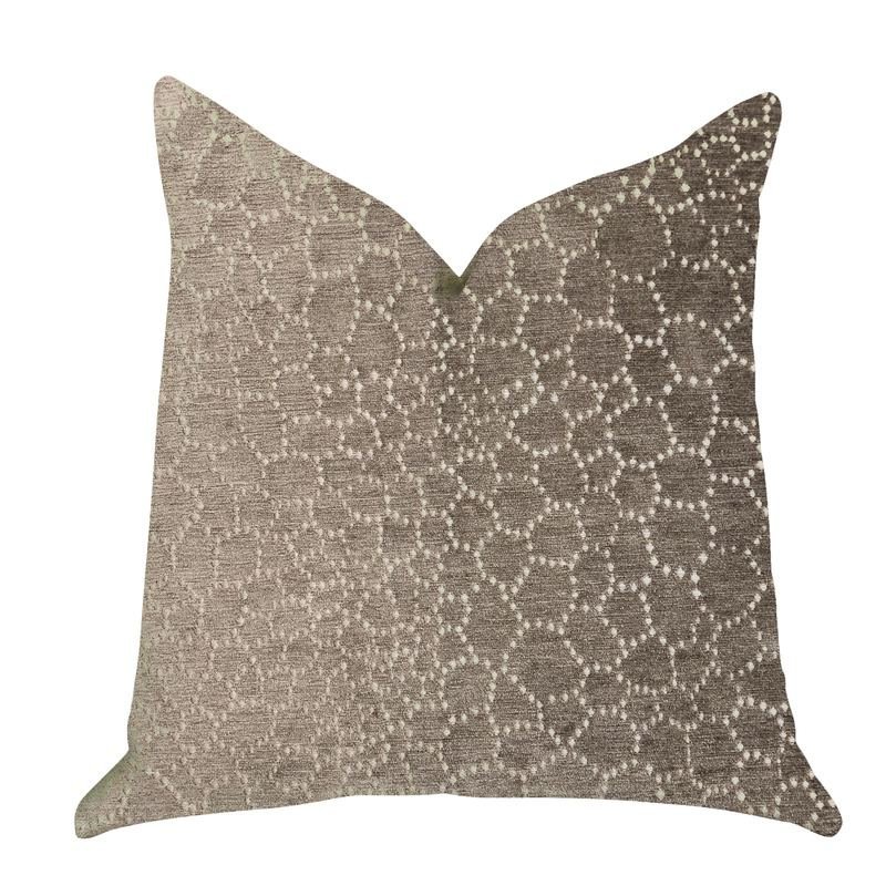 Plutus Bubbly Gal Luxury Throw Pillow in Beige Tones