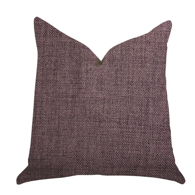 Plutus Grape Seed Luxury Throw Pillow in Purple Tones