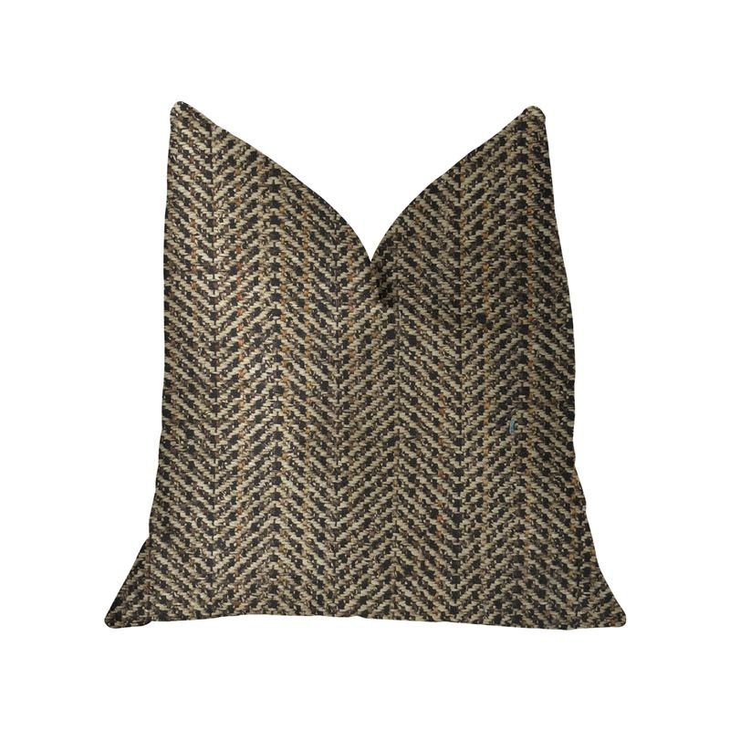 Plutus Honeybee Brown Shades Luxury Throw Pillow