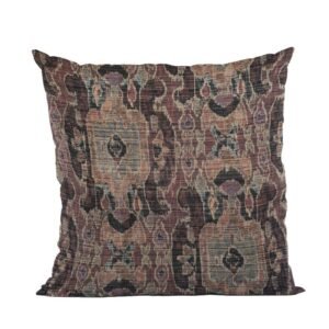 Plutus Sonoma Canyon Magenta Coral and Blue Handmade Luxury Pillow