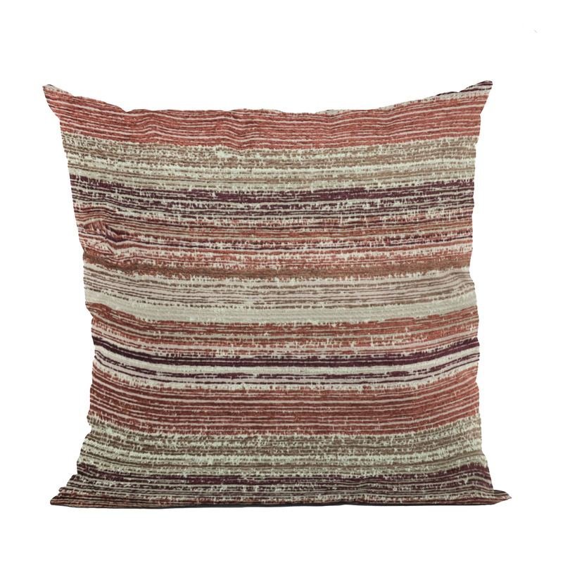 Plutus Multi-Color  Stripe Luxury Throw Pillow