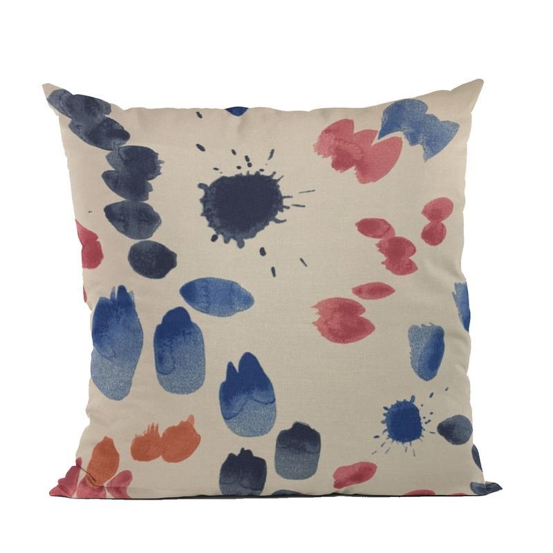 Plutus Multi-Color Creative Art Dot Luxury Throw Pillow